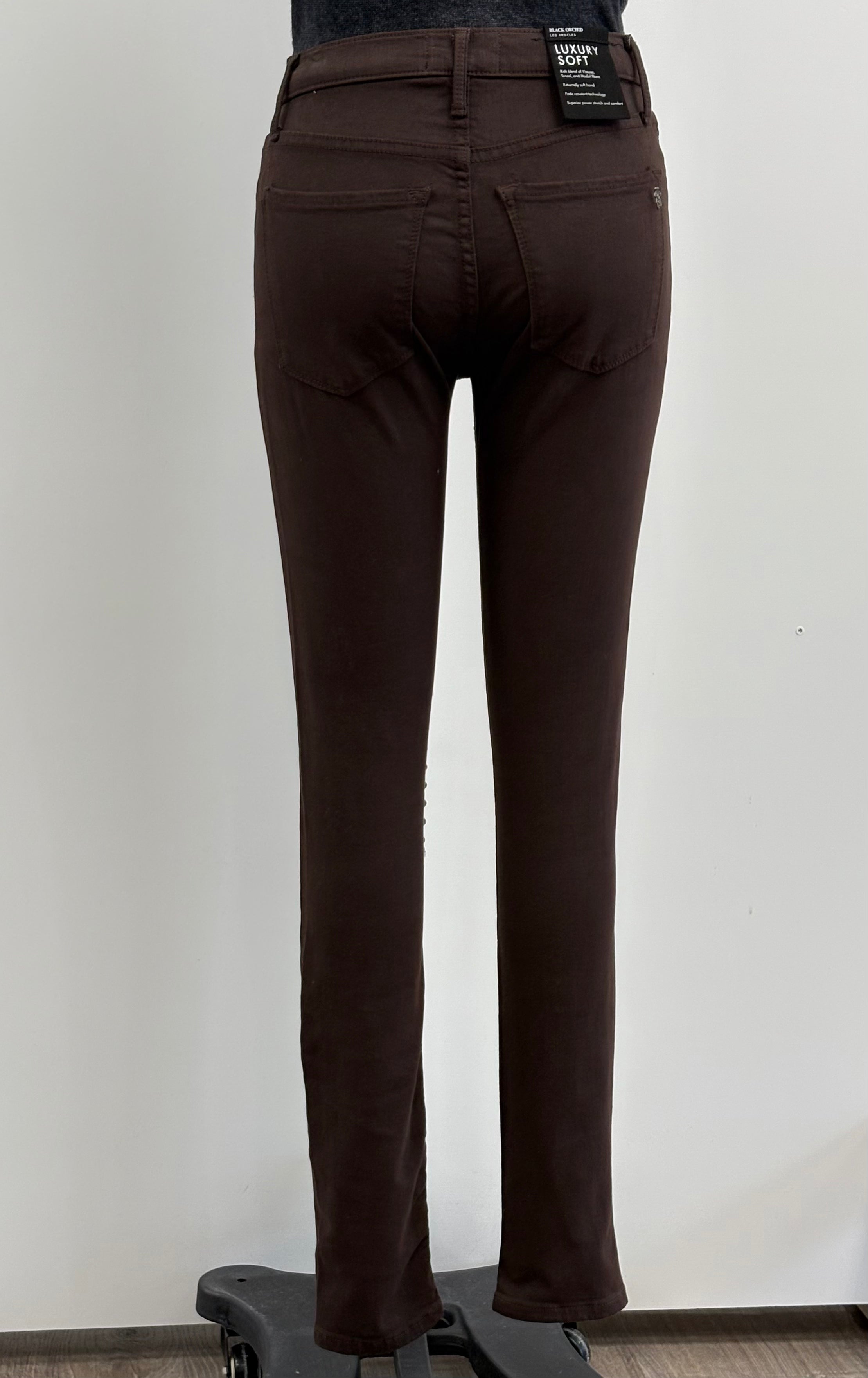 Black Orchid Gigi High Rise Jean in Raisin