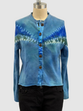 Galadriel Mattei Cashmere Cardigan In Wingspan Seawater