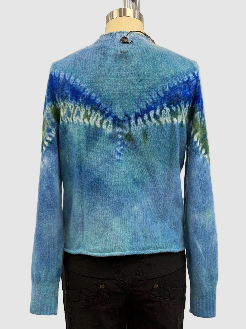 Galadriel Mattei Cashmere Cardigan In Wingspan Seawater