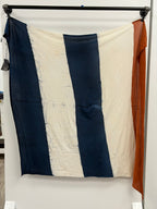 Gilda Midani Striped Foulard in Gold Flame+Las