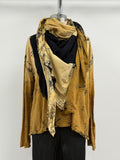 Gilda Midani Foulard in Brush Black+Caramel