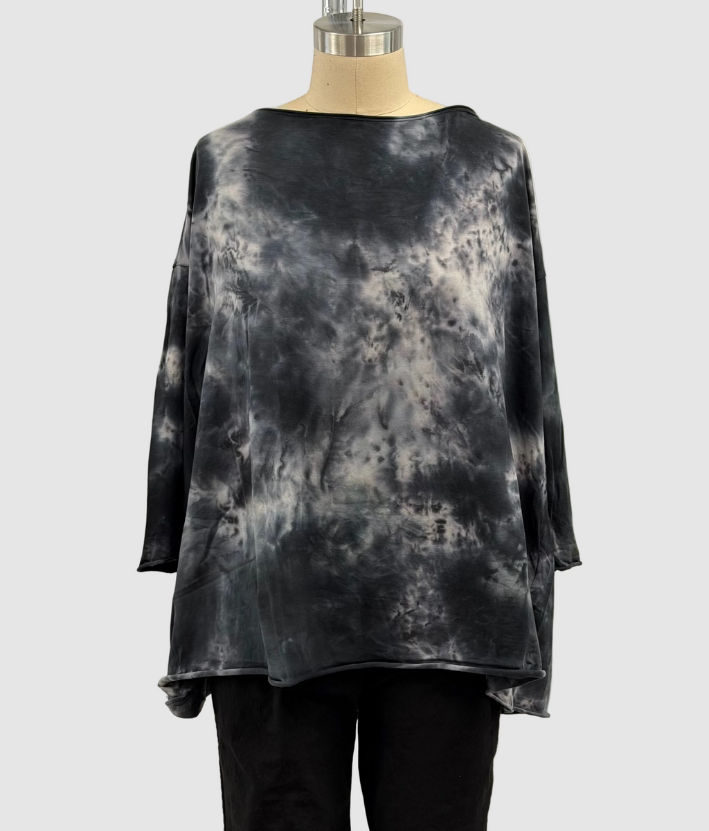Privatsachen Tiefzart Hand-Dyed Shirt In Satt