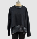 Privatsachen Tiefzart Hand-Dyed Shirt In Satt