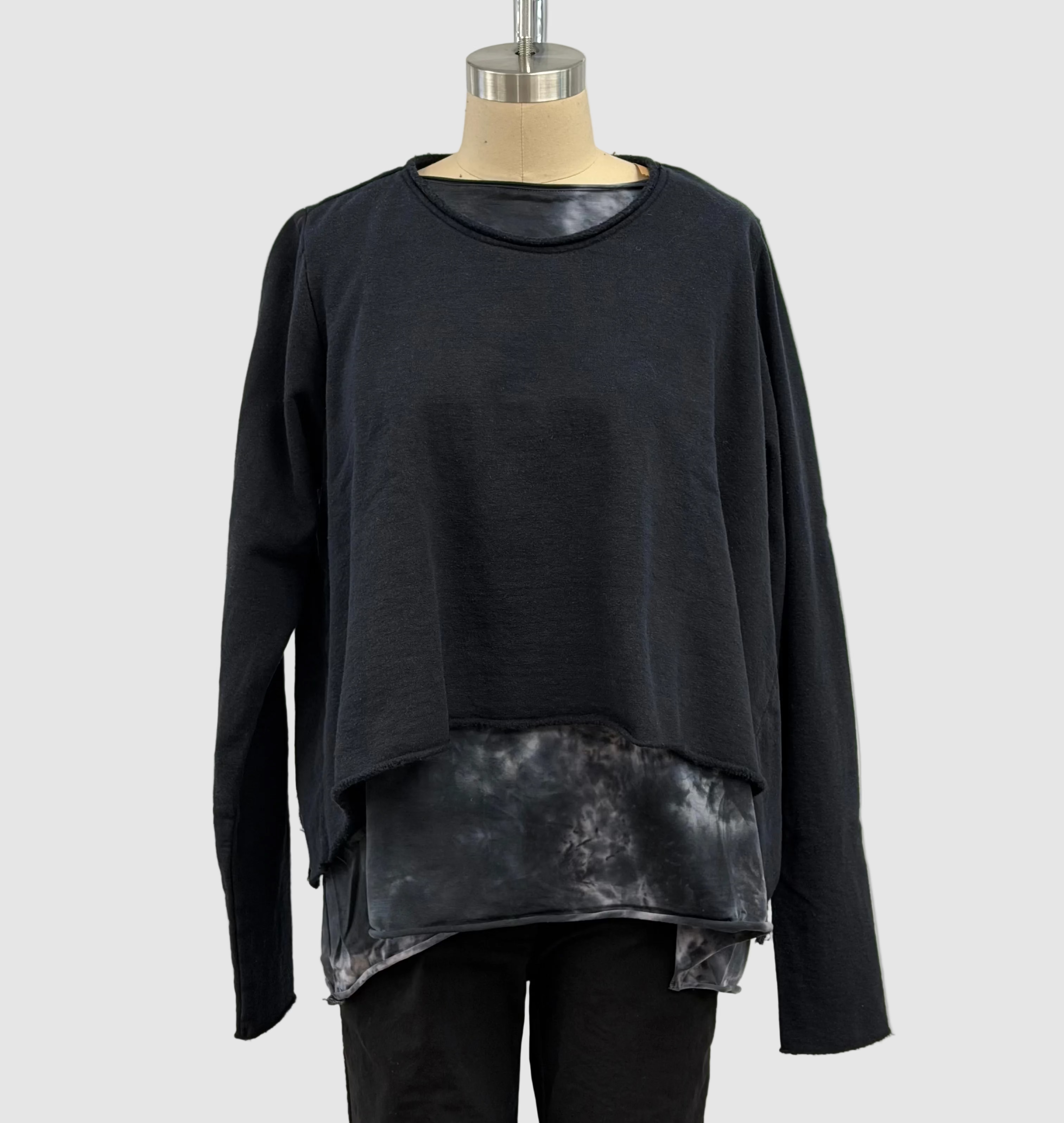 Privatsachen Tiefzart Hand-Dyed Shirt In Satt