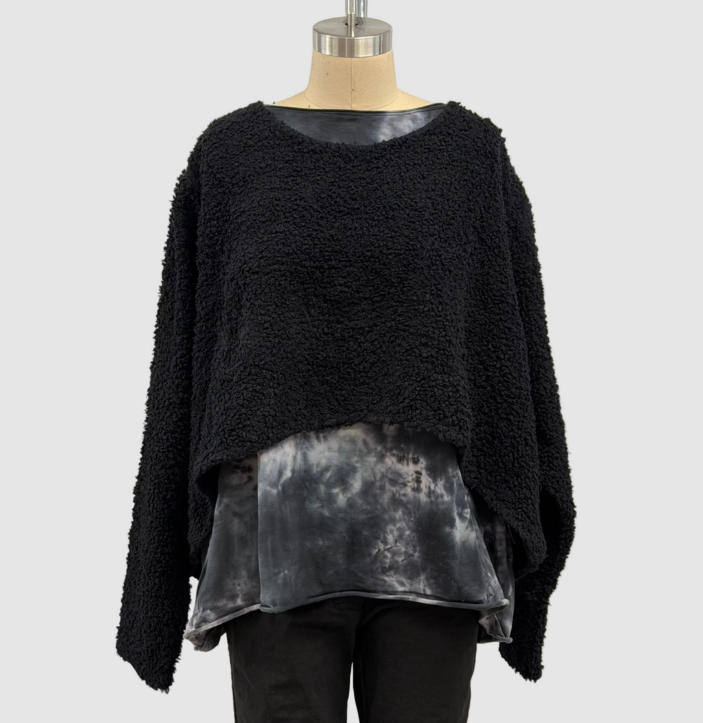 Privatsachen Tiefzart Hand-Dyed Shirt In Satt