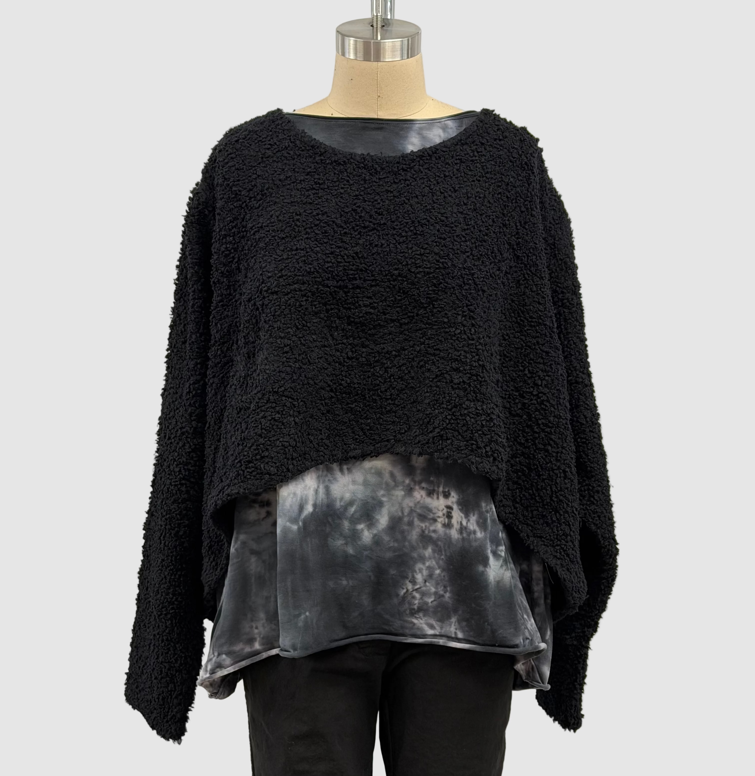 Privatsachen Tiefzart Hand-Dyed Shirt In Satt
