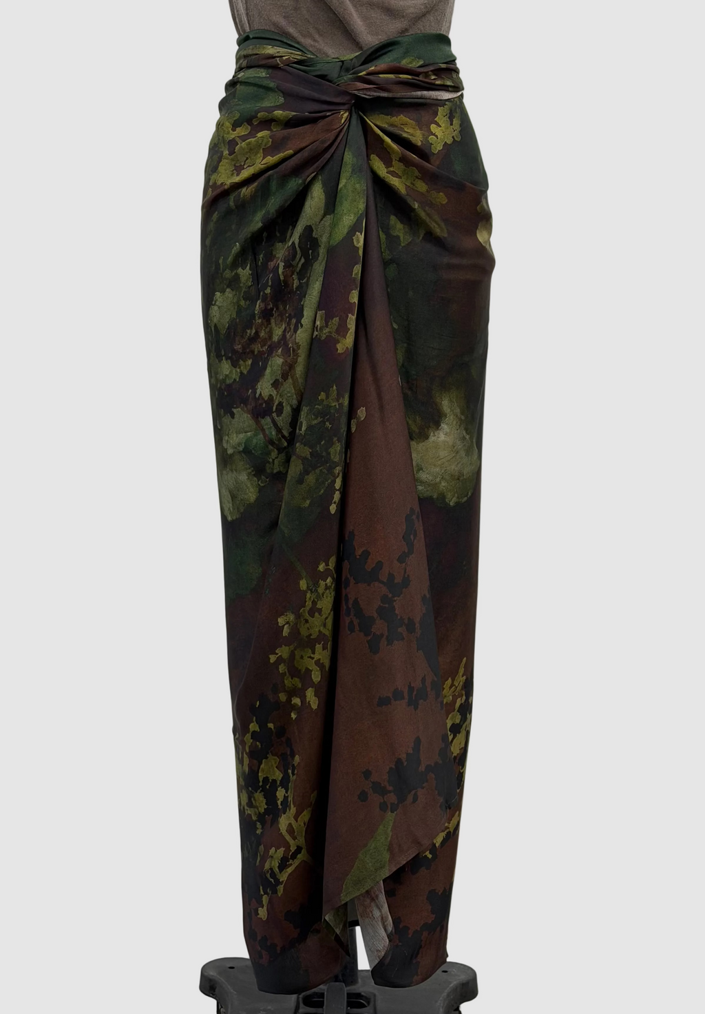 Masnada Silk Pareo In Nightshade