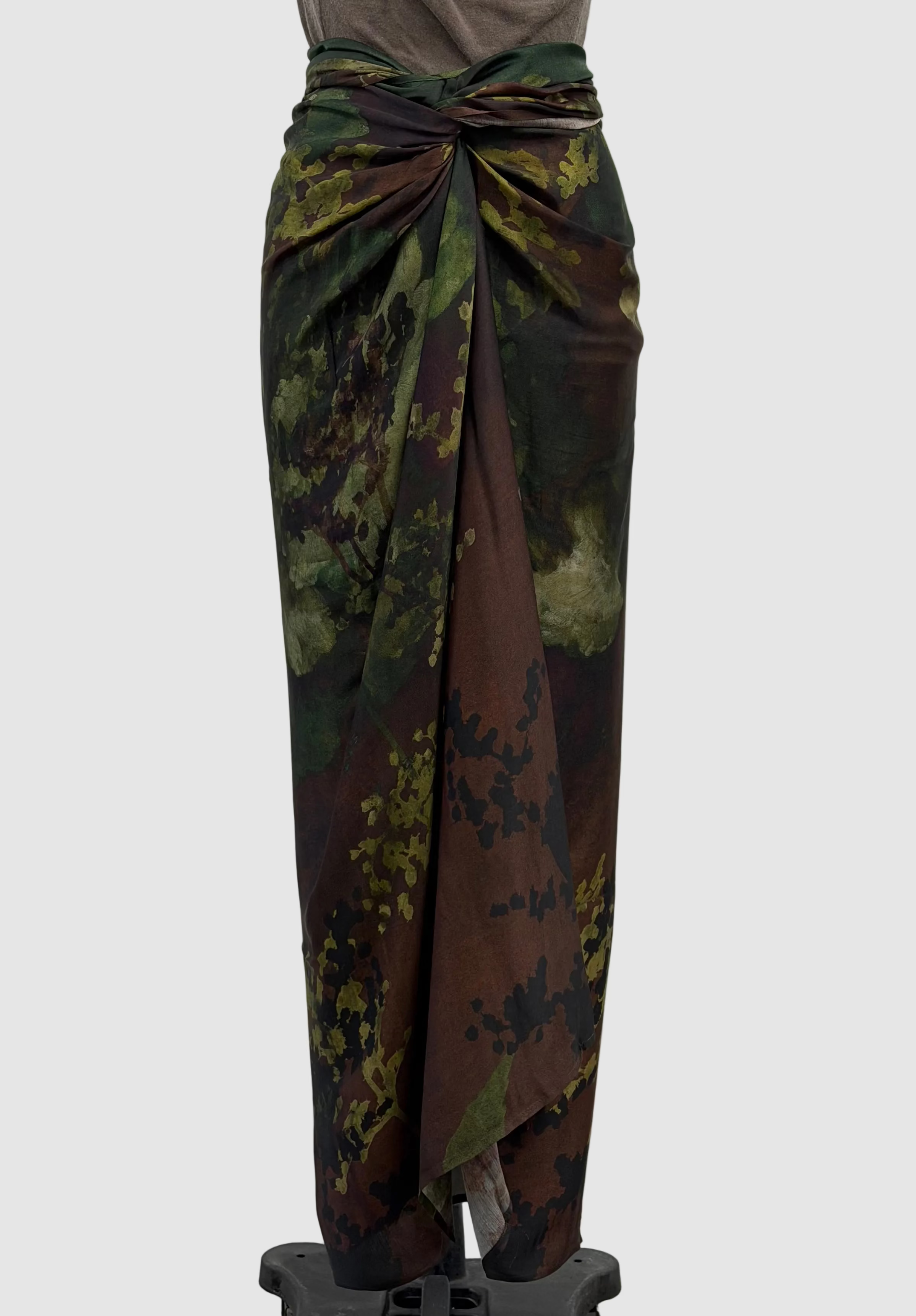 Masnada Silk Pareo In Brocade