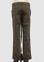 Masnada Stretch Linen Pants In Dust