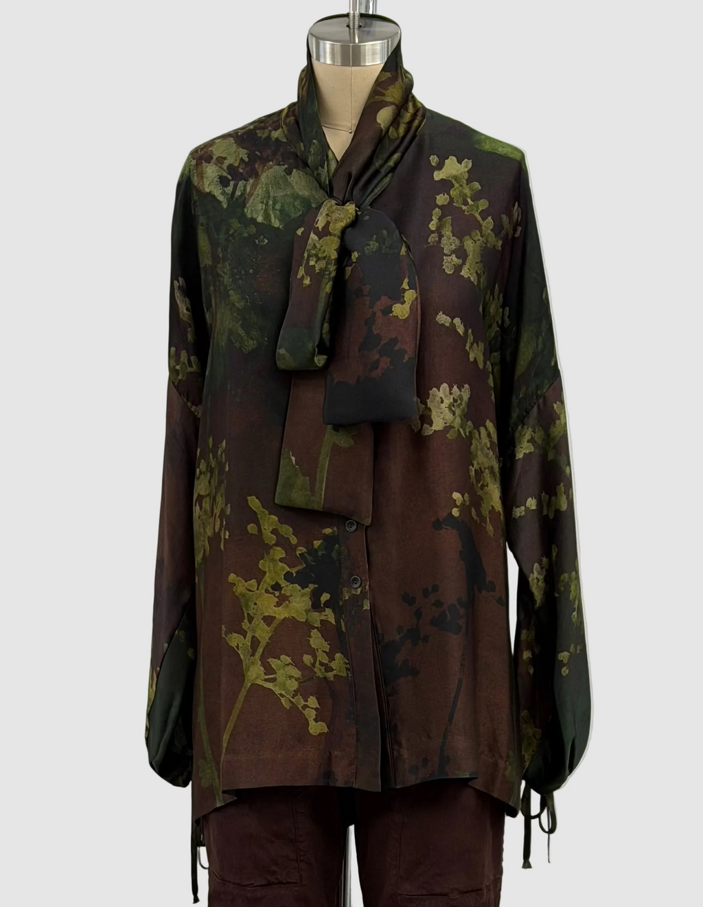 Masnada Ladies Viscose Shirt In NIghtshade