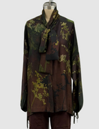 Masnada Ladies Viscose Shirt In NIghtshade