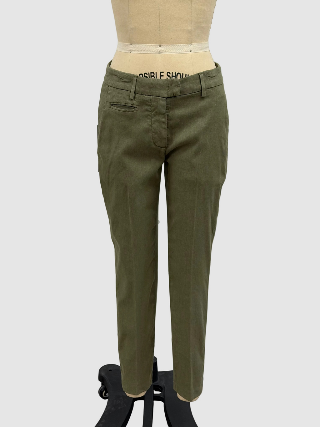 Dondup Perfect Pant in Olive Green