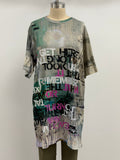 Printed Artworks Graffiti Tee in Green