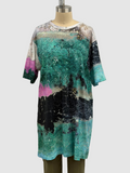 Printed Artworks Graffiti Tee in De Raini Acqua