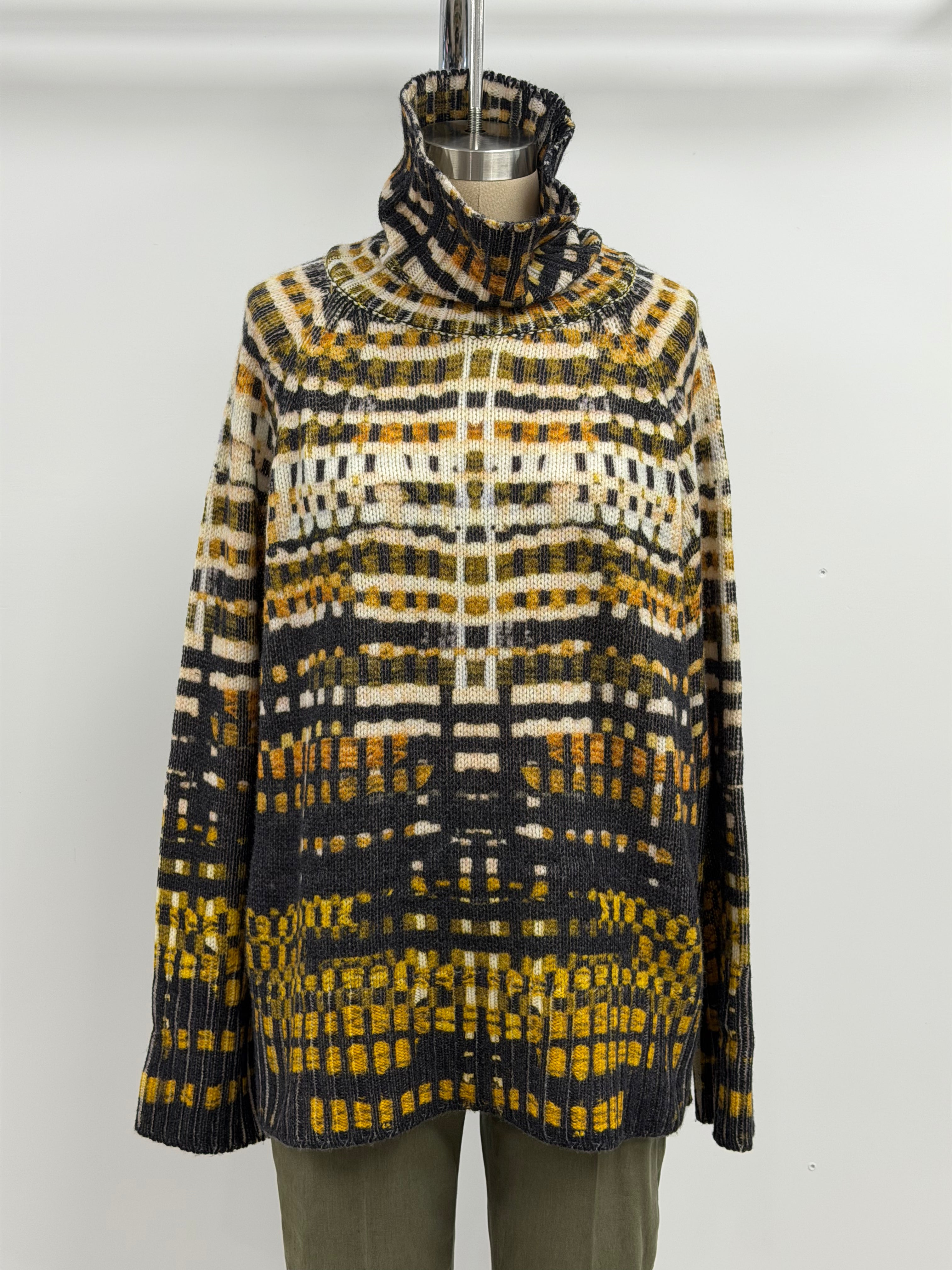Printed Artworks Sweater in Feme