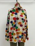 Printed Artworks Multicolor Dots Sweater