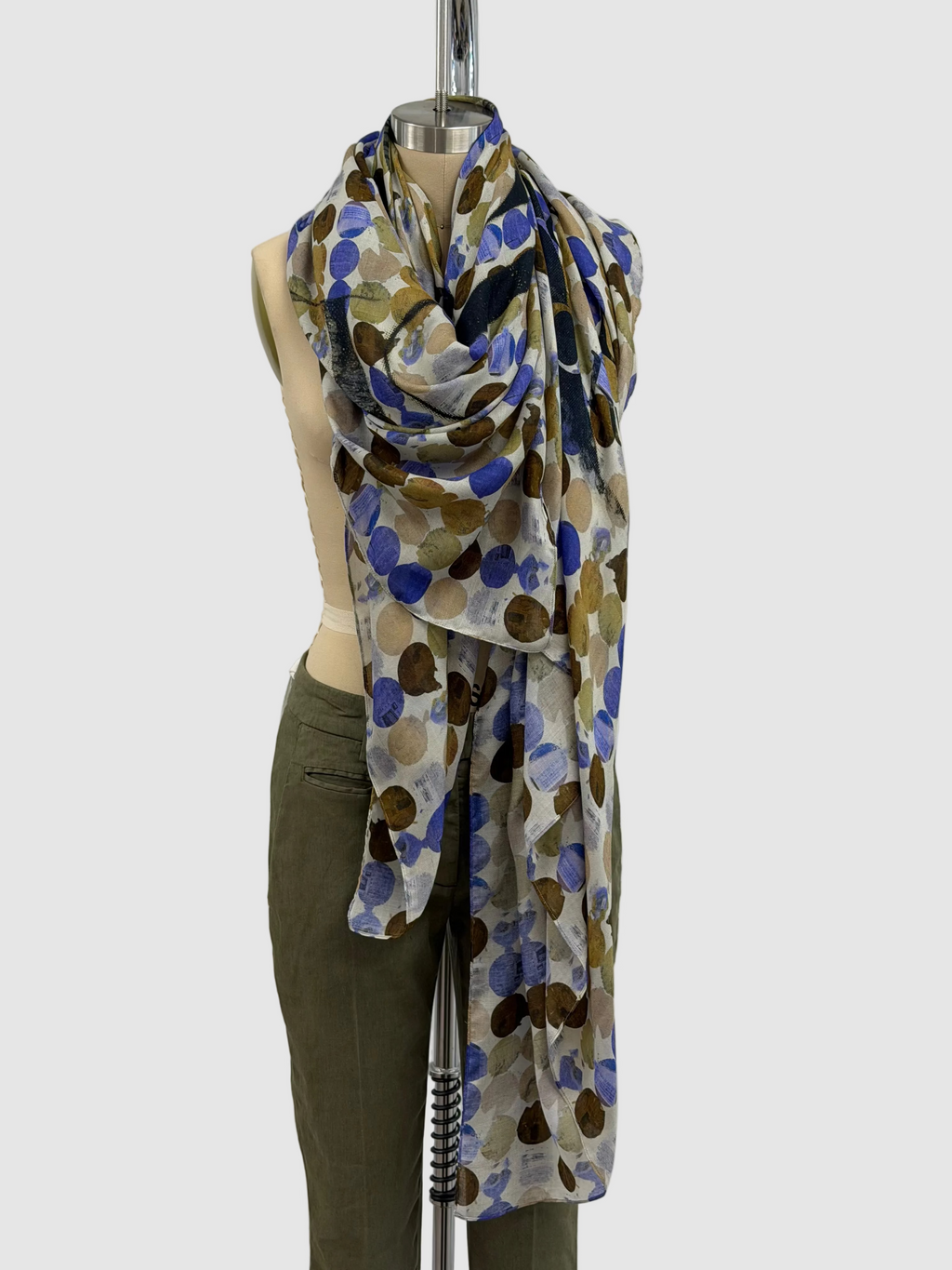 Printed Artworks Audrey Hepburn Scarf in Purple