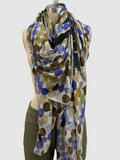 Printed Artworks Audrey Hepburn Scarf in Purple