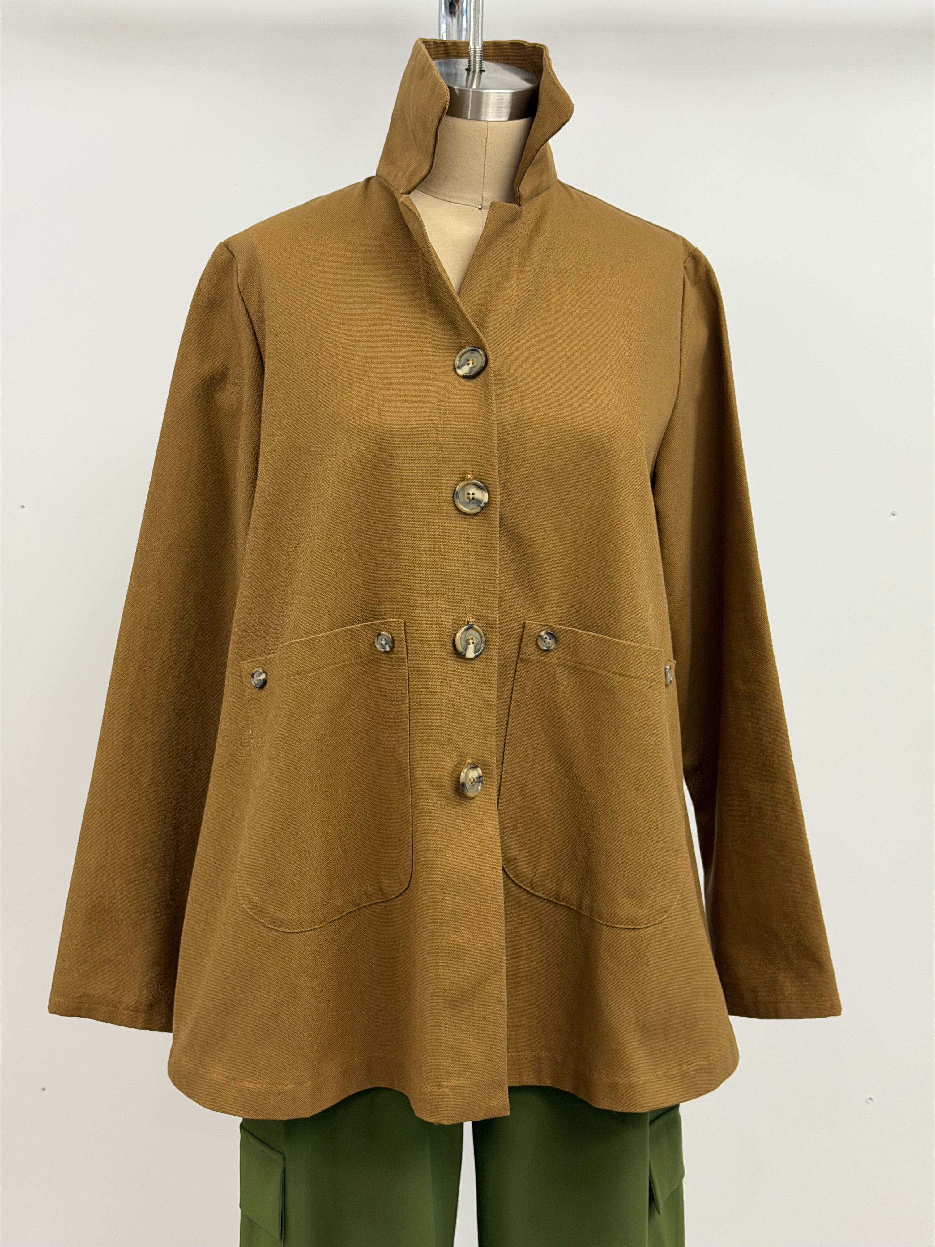 Vitamin Canvas Jacket in Mocha
