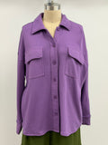 Repeat Button Down Shirt in Purple