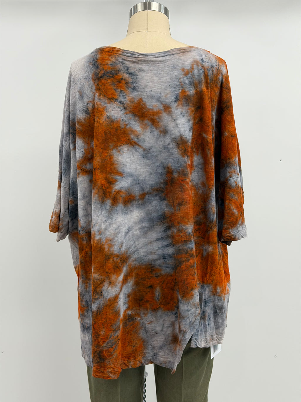 Gilda Midani Short Sleeve Supertop in Steel Planet