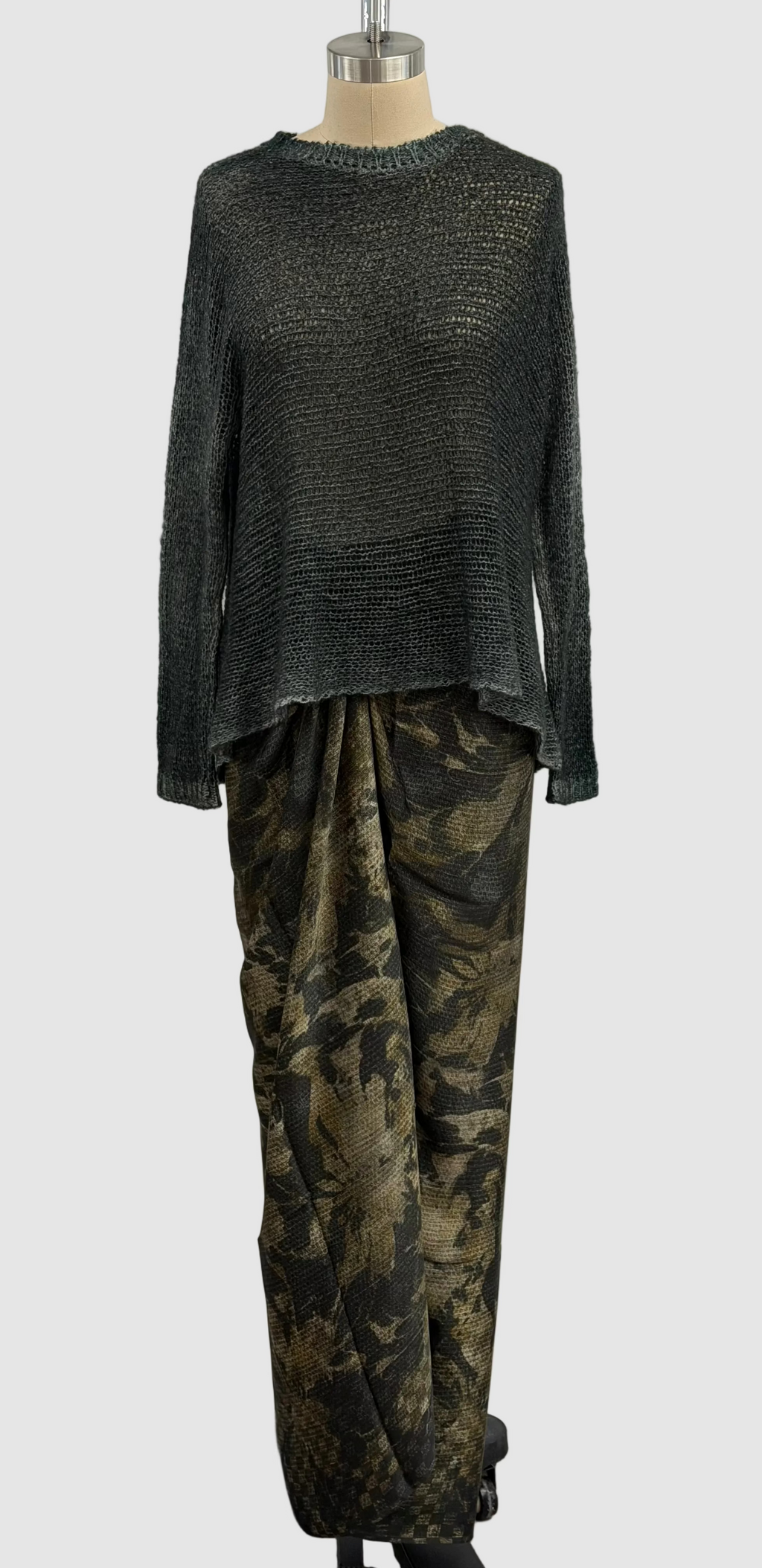 Masnada Silk Pareo In Bleach