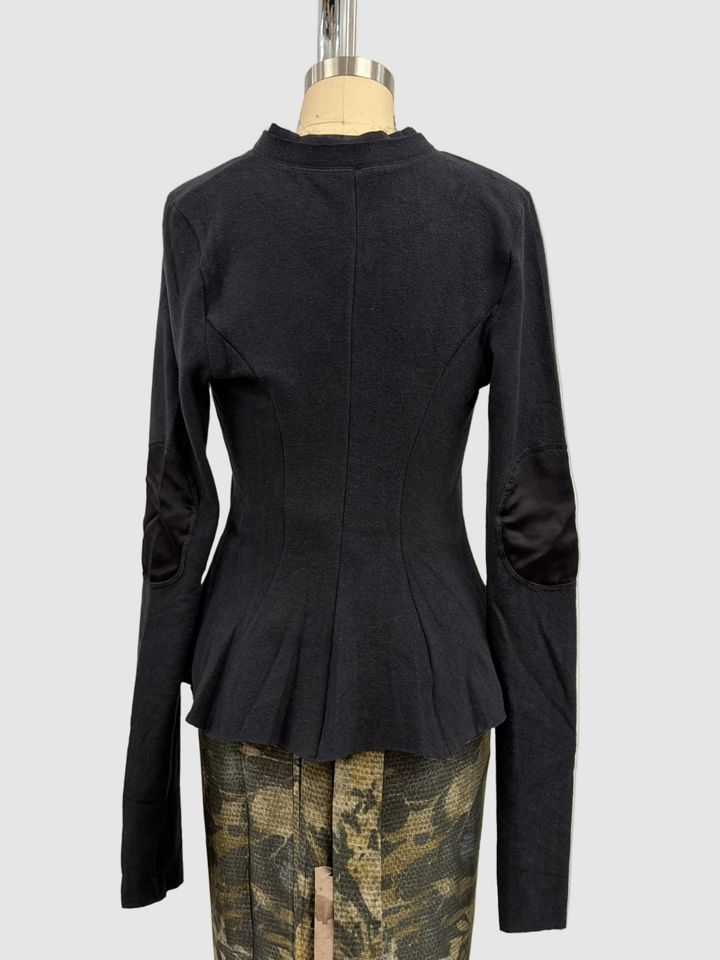 Masnada Cotton Button Down Jacket In Black