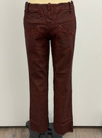 Masnada Slim Pant in Smeared Paprika