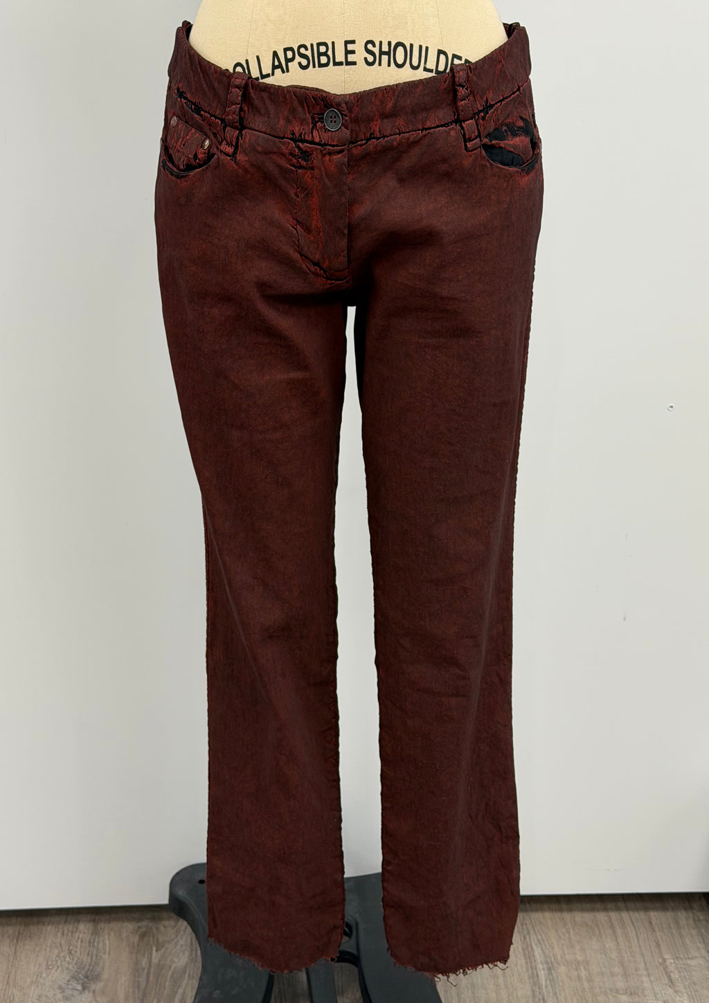 Masnada Slim Pant in Smeared Paprika