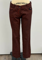 Masnada Slim Pant in Smeared Paprika