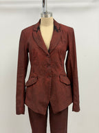 Masnada Slim Pant in Smeared Paprika