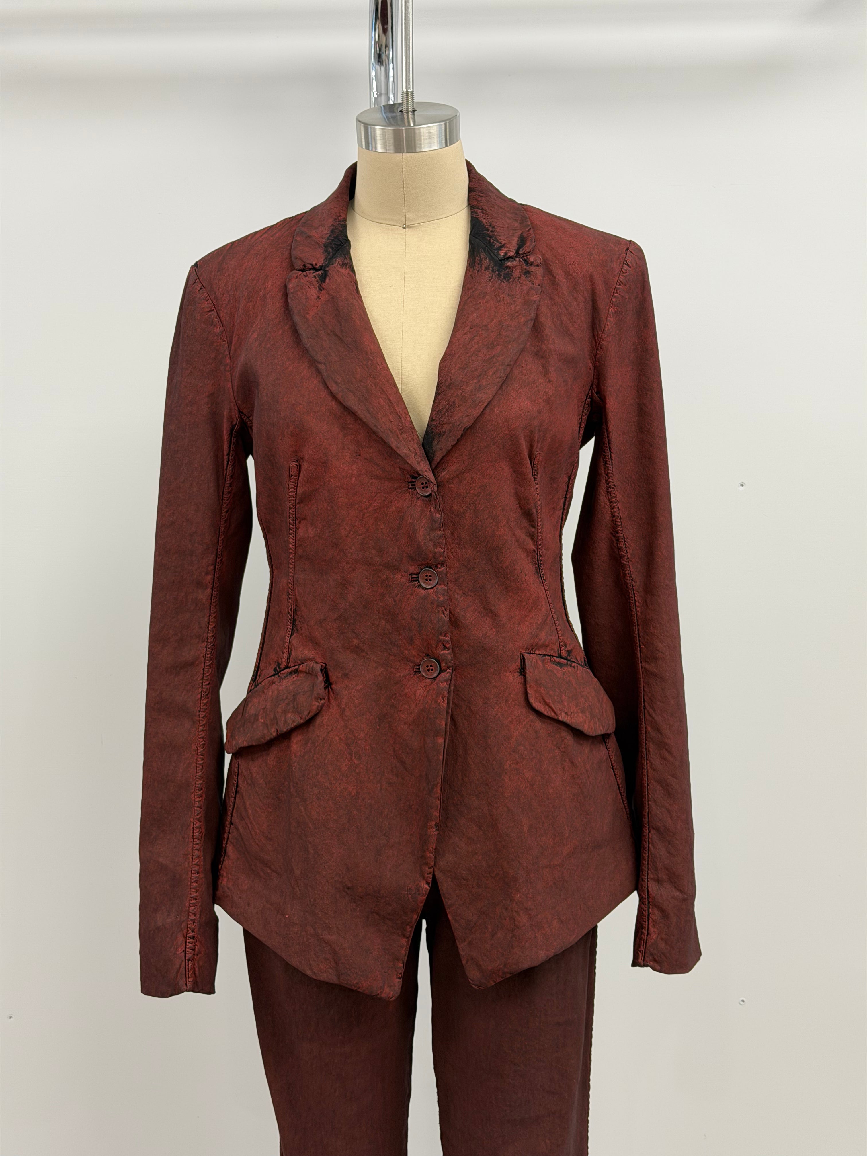 Masnada Slim Pant in Smeared Paprika