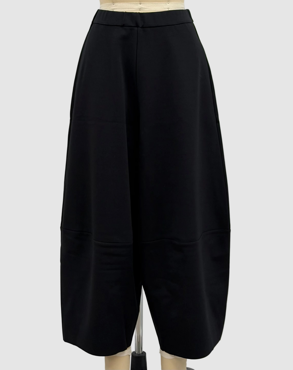 PierAntonio Gaspari Punto Milano Black Wide Leg Pant