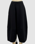PierAntonio Gaspari Punto Milano Black Wide Leg Pant