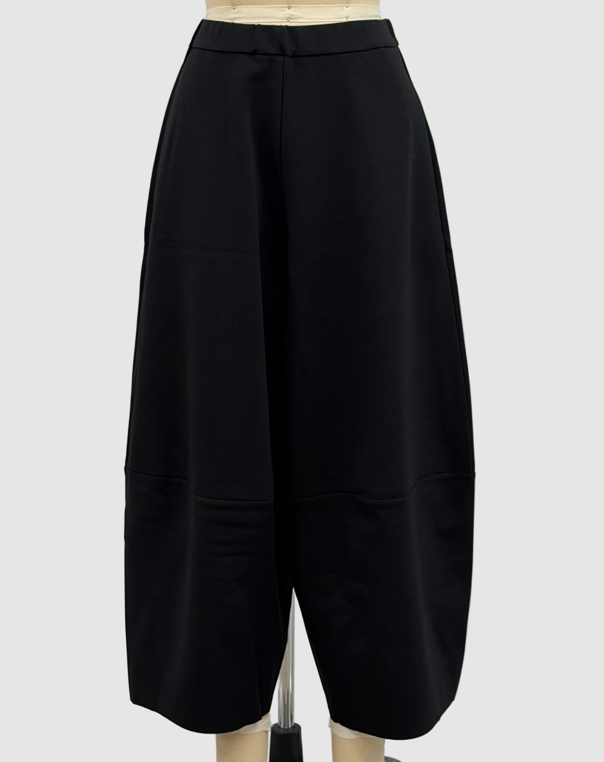 PierAntonio Gaspari Punto Milano Black Wide Leg Pant