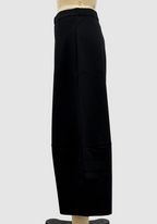 PierAntonio Gaspari Punto Milano Black Wide Leg Pant