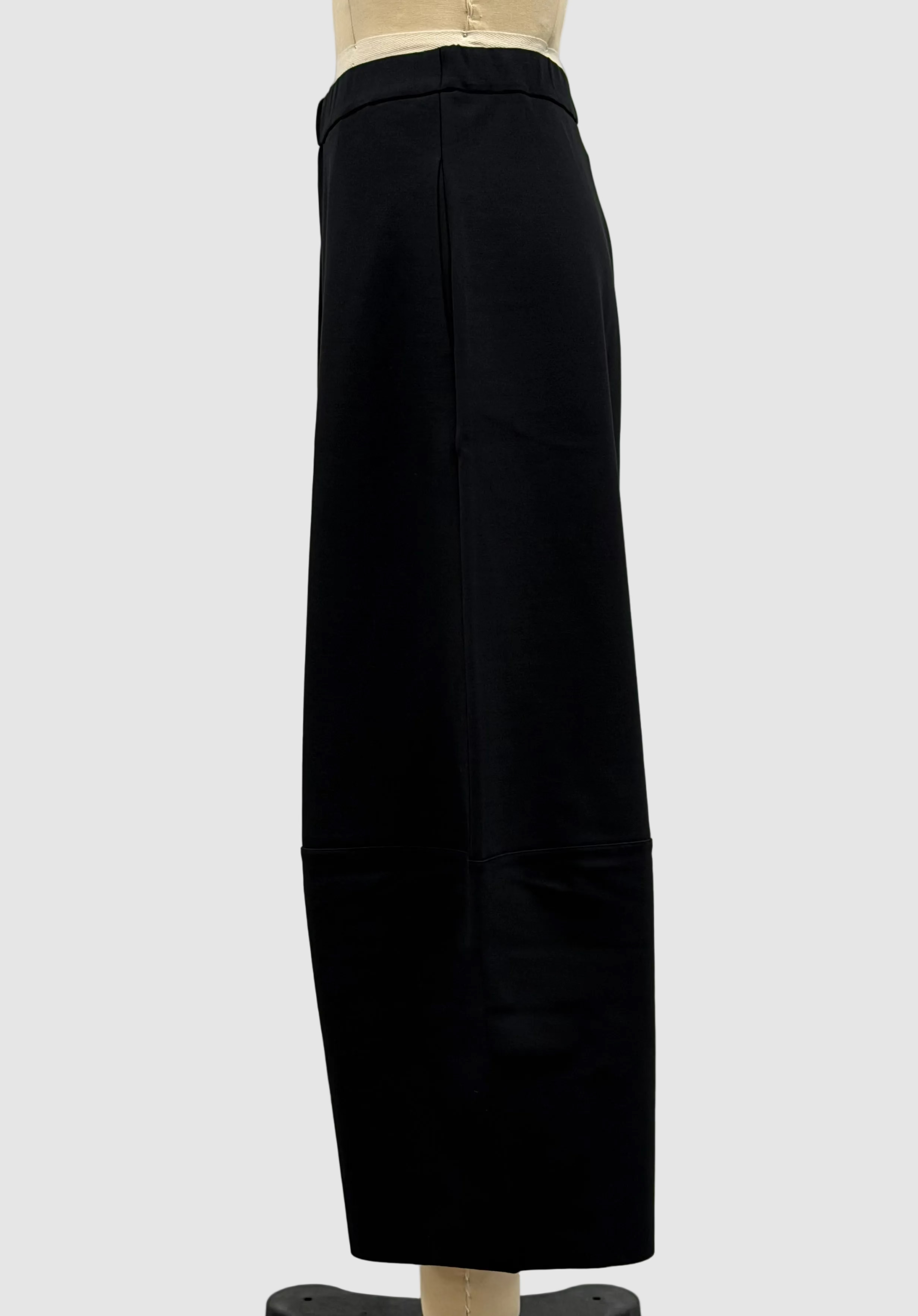 PierAntonio Gaspari Punto Milano Black Wide Leg Pant