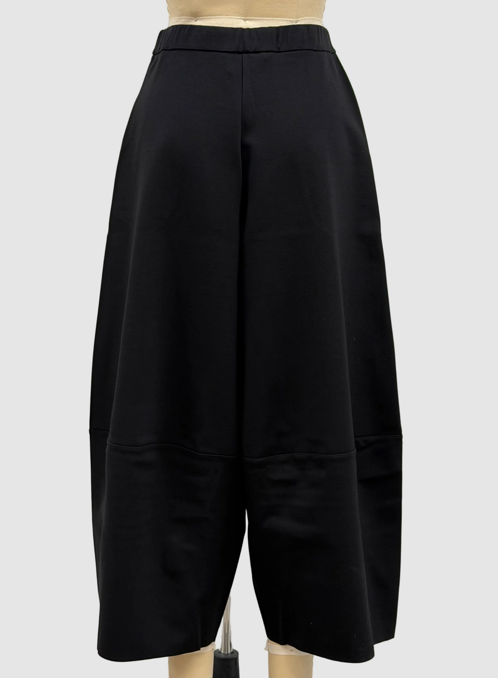 PierAntonio Gaspari Punto Milano Black Wide Leg Pant