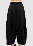 PierAntonio Gaspari Punto Milano Black Wide Leg Pant
