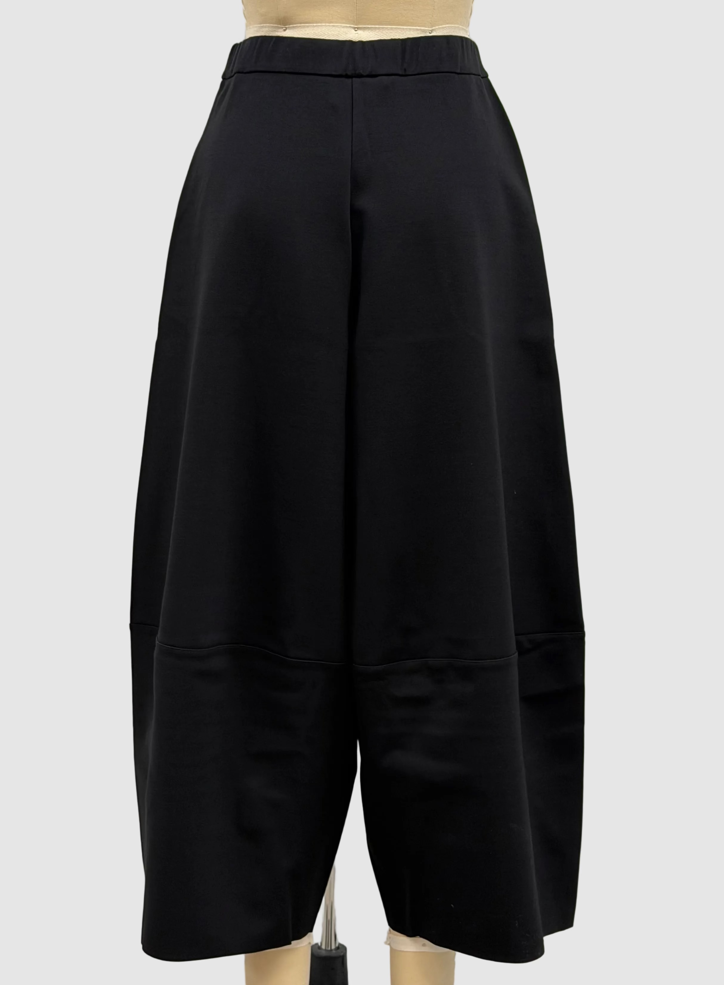 PierAntonio Gaspari Punto Milano Black Wide Leg Pant