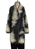 PierAntonio Gaspari Hand-Painted Furry Cardigan