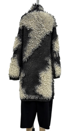 PierAntonio Gaspari Hand-Painted Furry Cardigan