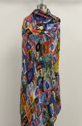 Printed Artworks Scarf in Hotel Patches