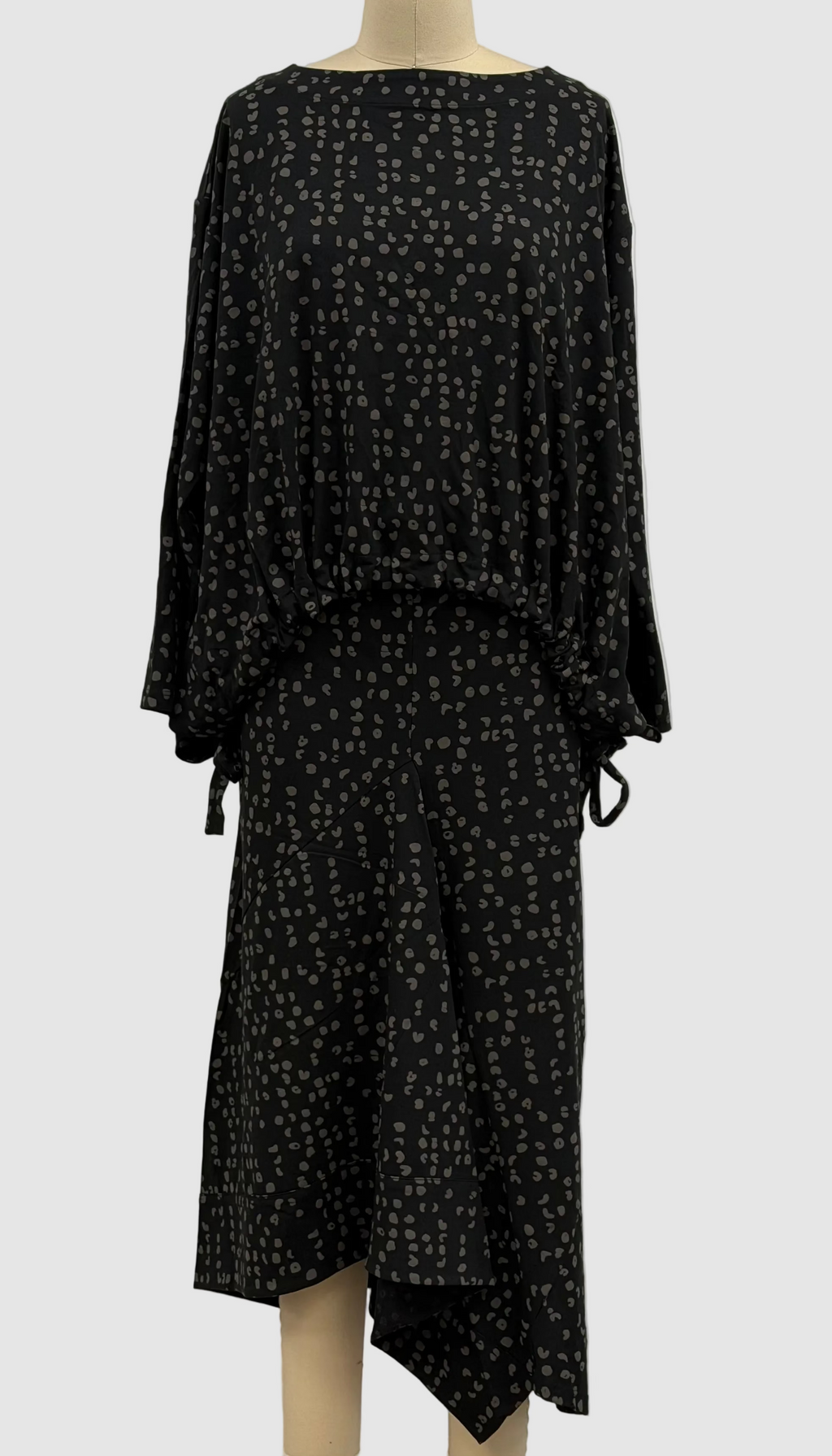 MXM Cotton Lycra Liev Top in Black Print
