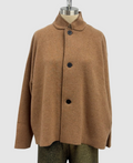 Oyuna Boxy Fit Wind Jacket in Nutmeg Slate