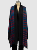Carter Smith Silk Kimono and Obi in Red/Teal Shibori