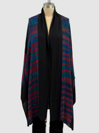 Carter Smith Silk Kimono and Obi in Red/Teal Shibori
