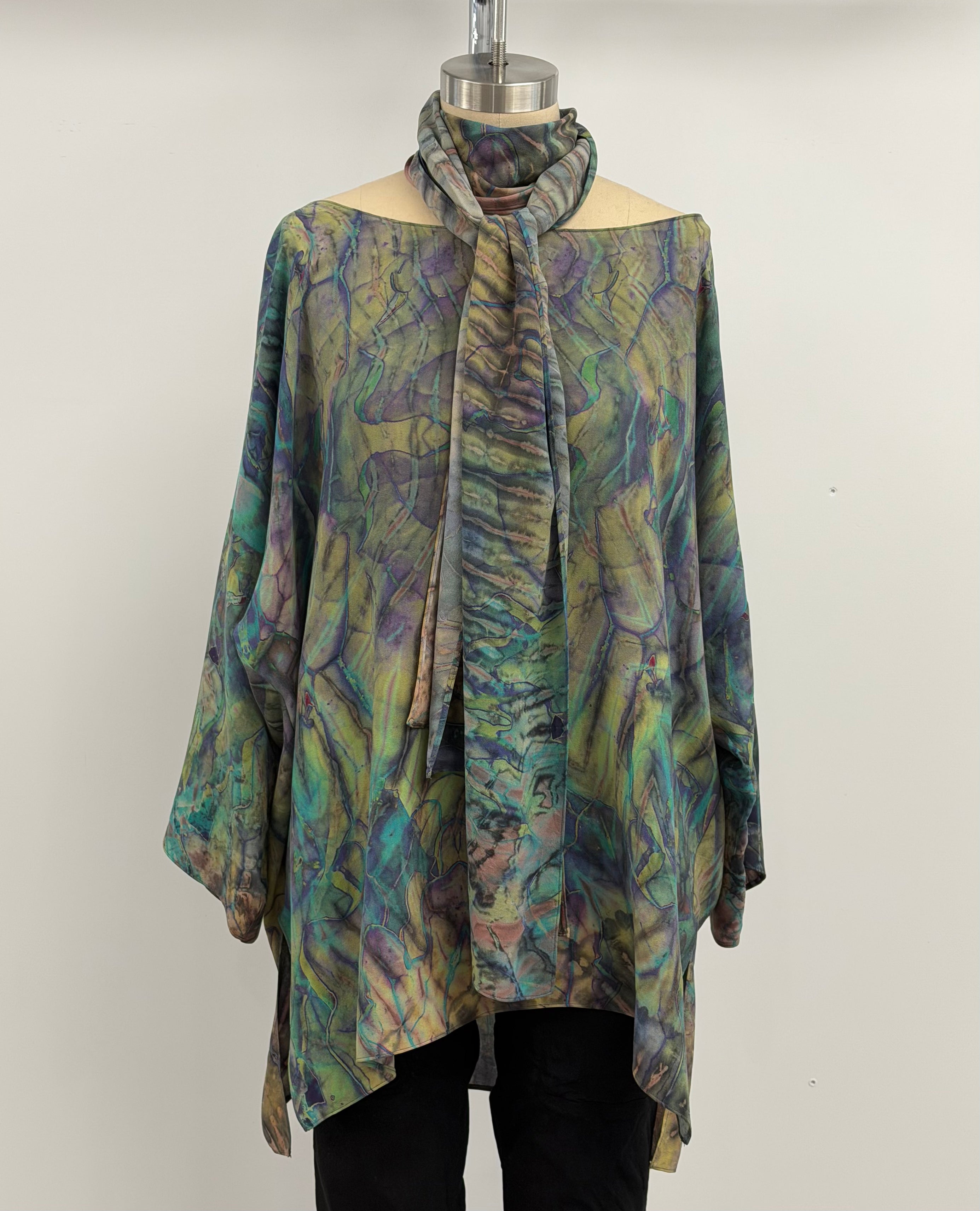 Carter Smith Mary Top with Scarf in Multicolor