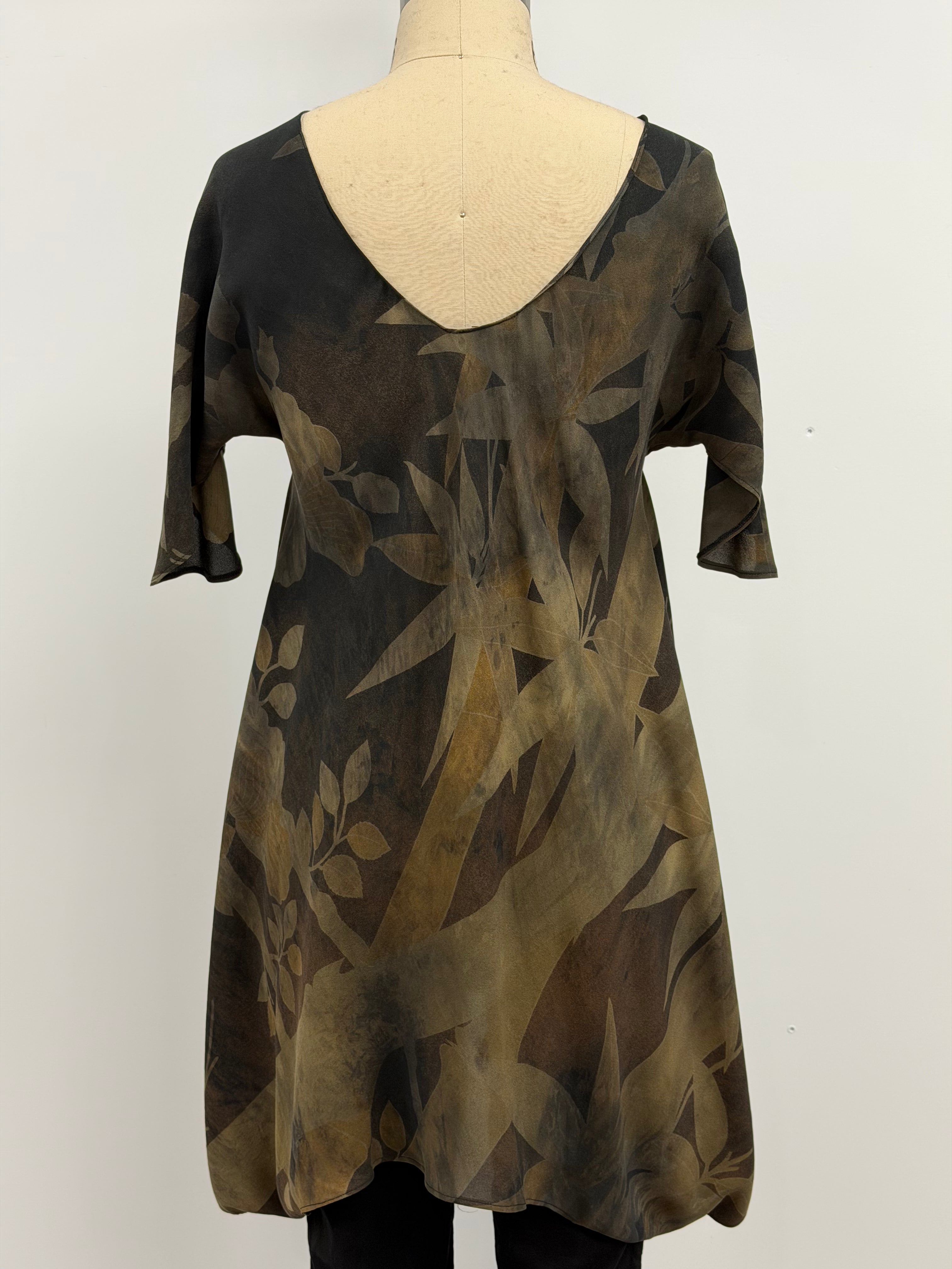 Carter Smith Silk Tunic in Earth Tones