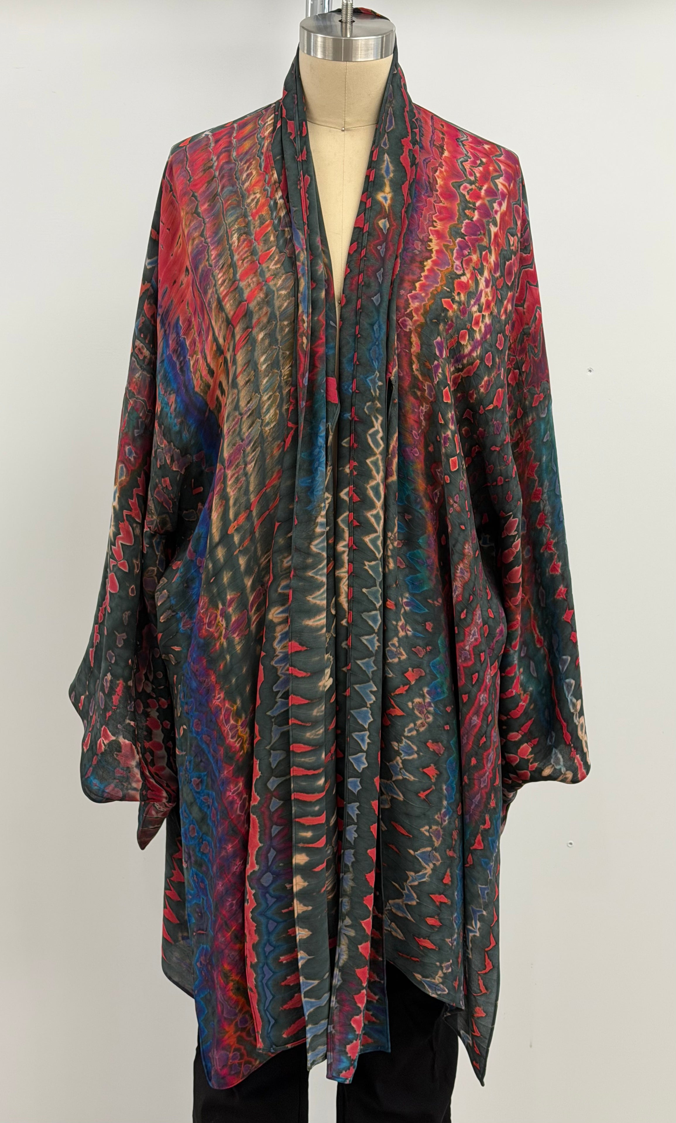 Carter Smith Silk Kimono Coat in Sante Fe